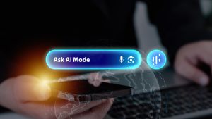 AI Mode pada smartphone digunakan untuk mencari rekomendasi produk, menggambarkan cara baru konsumen membuat shortlist produk dengan bantuan AI