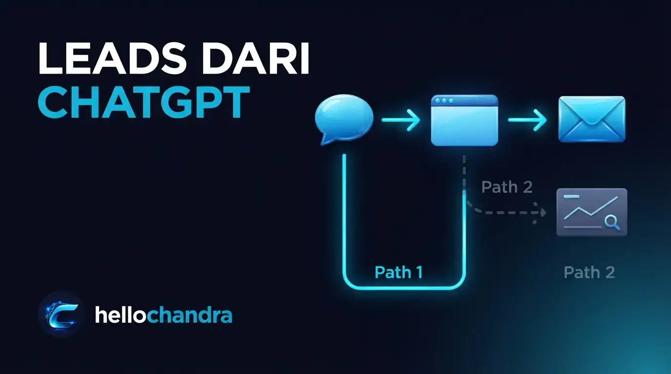 Chandra Purnama hellochandra melacak leads dari ChatGPT